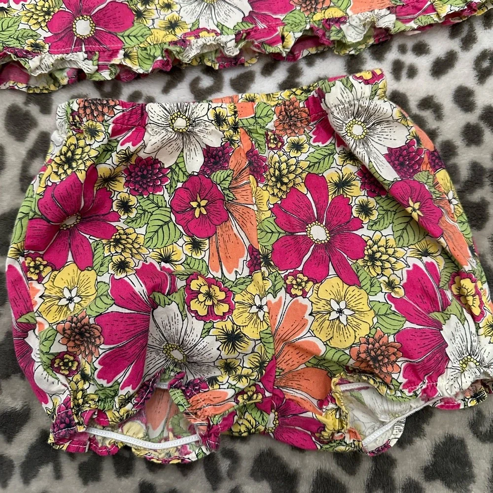 Old Navy Floral Summer Dress in Pink Size Newborn 6-12 months